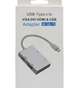 ADAPTATEUR TYPE C VERS HDMI DVI USB VGA