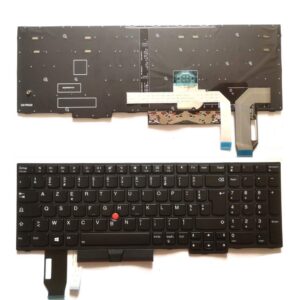 CLAVIER PC PORTABLE LENOVOTHINKPAD E580 E590 E585 L580 P52 P72